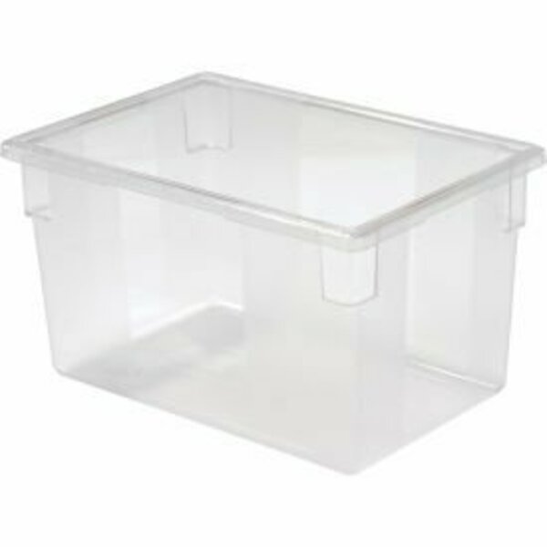 Rubbermaid Commercial Rubbermaid 3301-00 Clear Plastic Box 21.5 Gallon 18 x 26 x 15 FG330100CLR